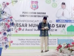 Bupati Butur Ridwan Zakariah Ajak Masyarakat  Teladani Akhlak Nabi Muhammad SAW