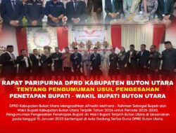 DPRD Butur Gelar Rapat Paripurna Bupati dan Wakil Bupati Terpilih Periode 2025-2030