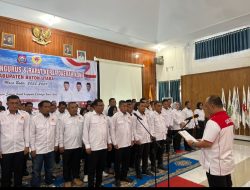 Ketua KONI Sultra Lantik Afirudin Mathara Ketua KONI Buton Utara