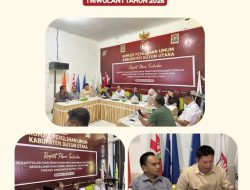 Bawaslu Butur Lakukan Pengawasan Rapat Pleno Terbuka PDPB Triwulan I Tahun 2026