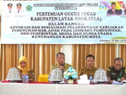 Sekda Konawe Dorong Penguatan Perlindungan Anak melalui Evaluasi KL