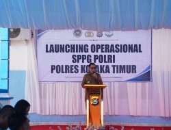 Bupati Yosep Sahaka Launching Operasional SPPG Polri Polres Koltim 