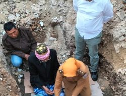 Wali Kota Baubau Yusran Fahim Letakkan Batu Pertama Pembangunan Masjid Al-Muttaqin Wajo