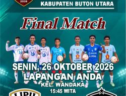 PS Kambowa Lolos  Final Mini Soccer Gerinda Cup 1 Buton Utara, Partai Puncak Lawan Lipu FC