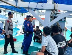 Ditpolairud Polda Sultra Lakukan Patroli  di Pelabuhan Samudera Jayanti Kendari